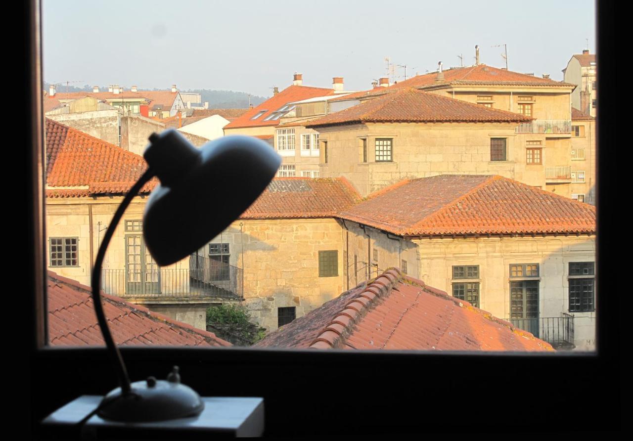 Excelentes Vistas En La Plaza De La Verdura Pontevedra Esterno foto